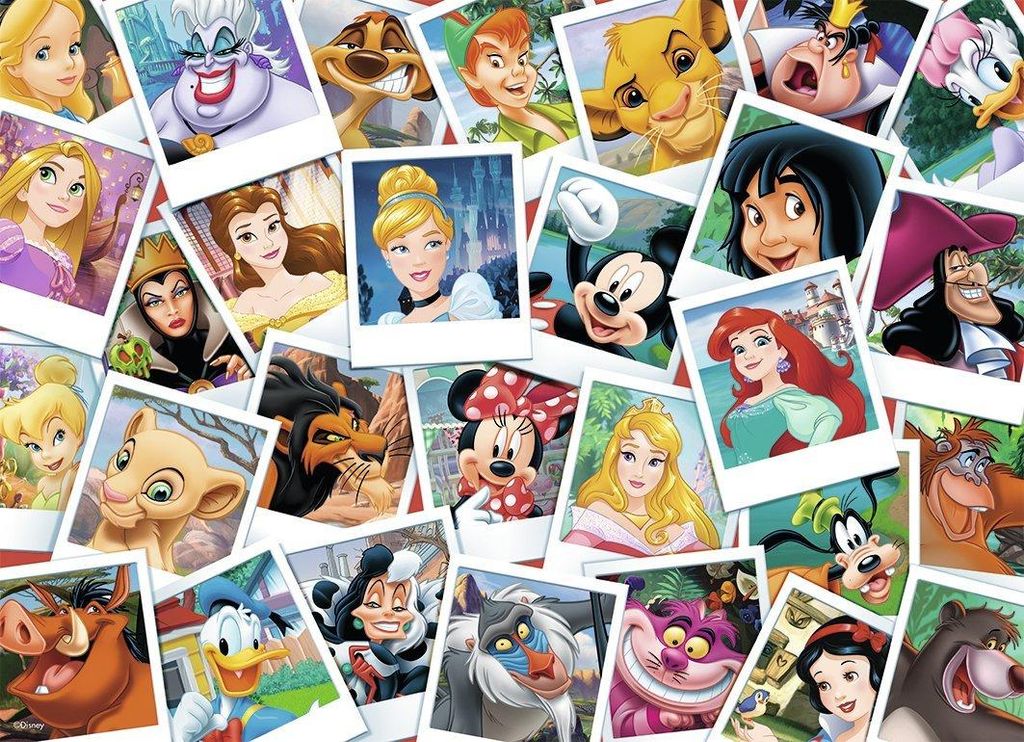 Nathan Puzzle Disney Foto-Collage - 100 Teile Kinderpuzzle