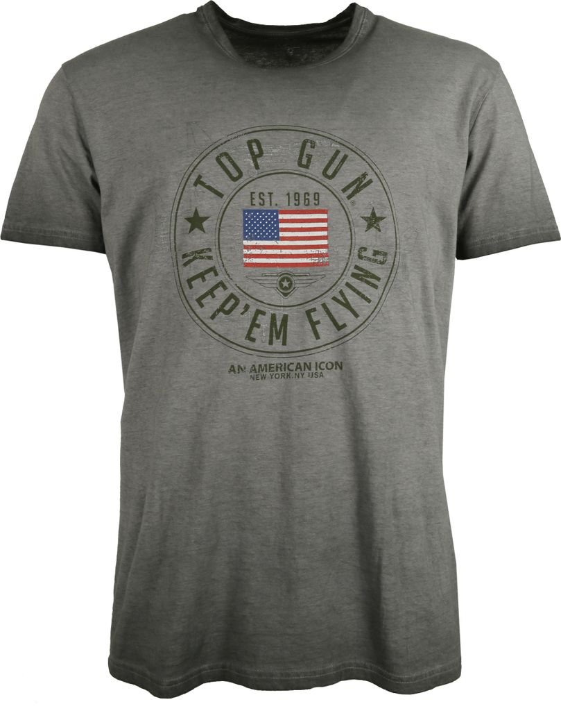 Top Gun T-Shirt TG20201033 Herren anthracite 3XL