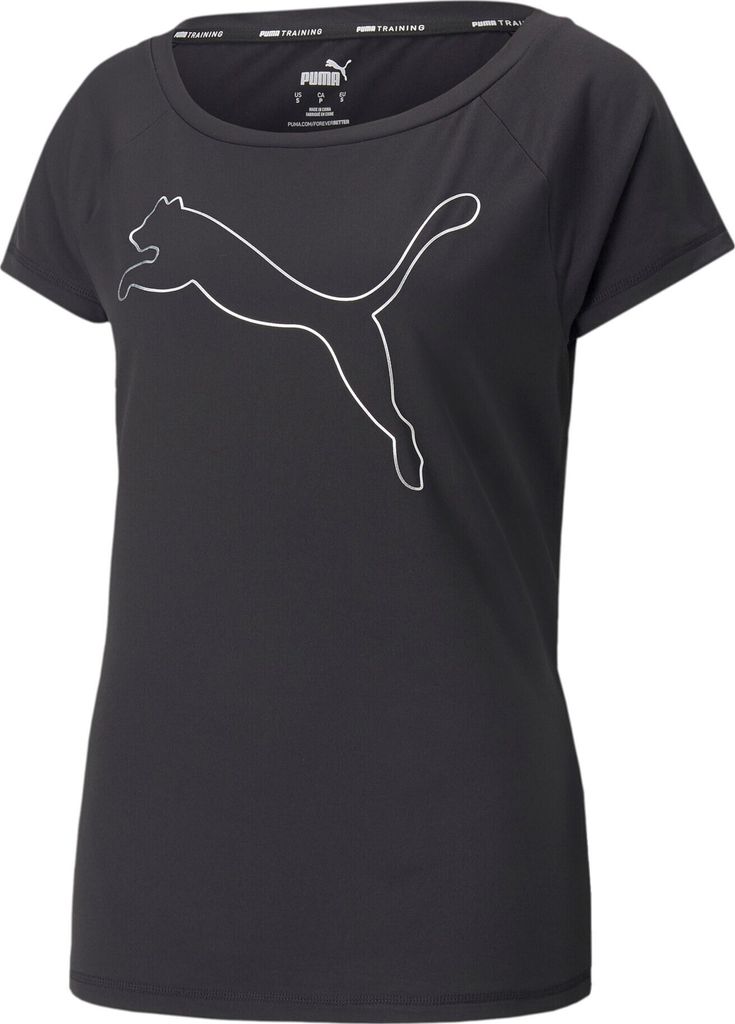 Puma Train Favorite Cat T-Shirt Damen, schwarz, XS