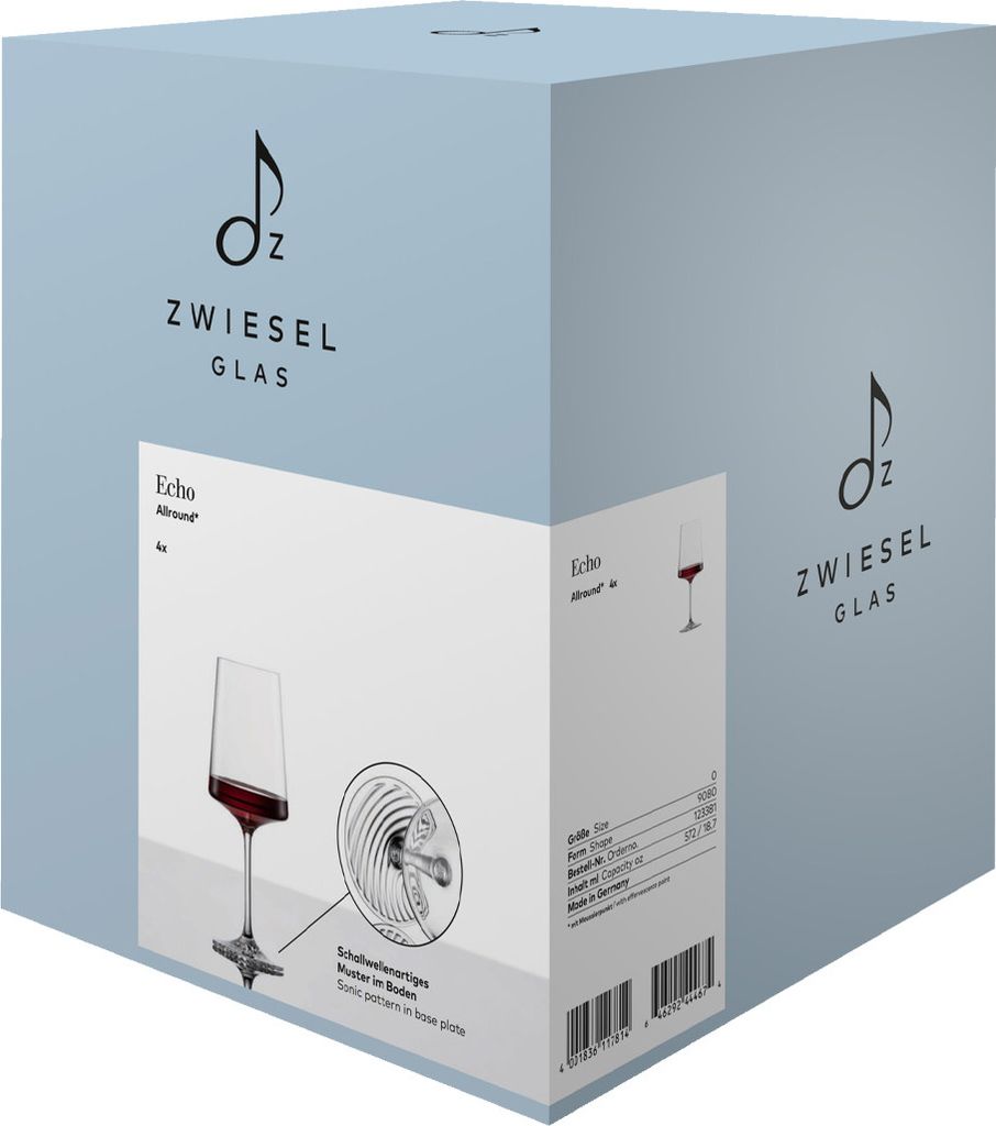 ZWIESEL GLAS machinemade 4 Stück WEISSWEIN ECHO 0 MIT Image du produit 