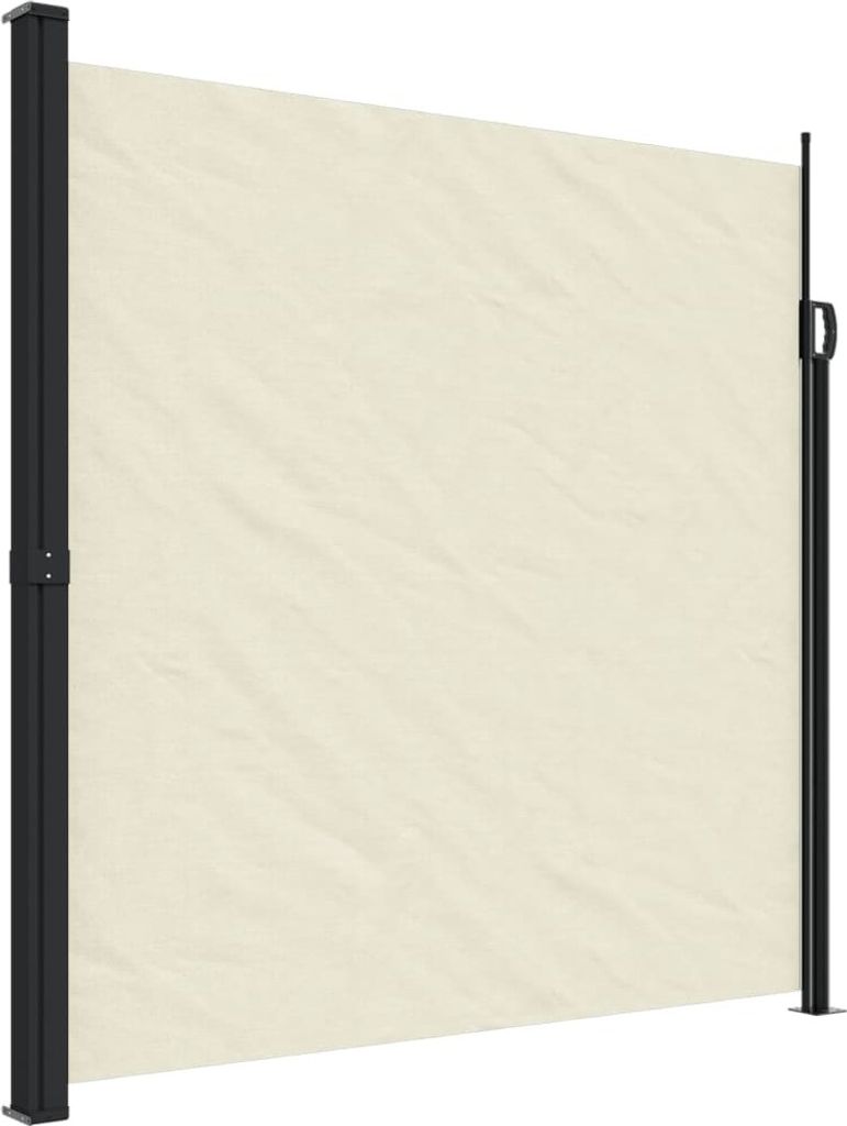 vidaXL Wysuwana markiza boczna kremowa 200x300 cm Zdjęcie produktu 