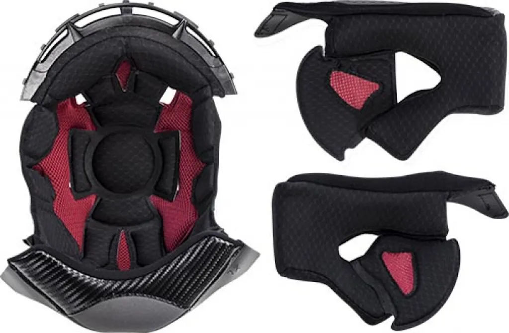 LS2 FF327 Challenger Rembourrage Intérieur Noir Taille M pour Casque