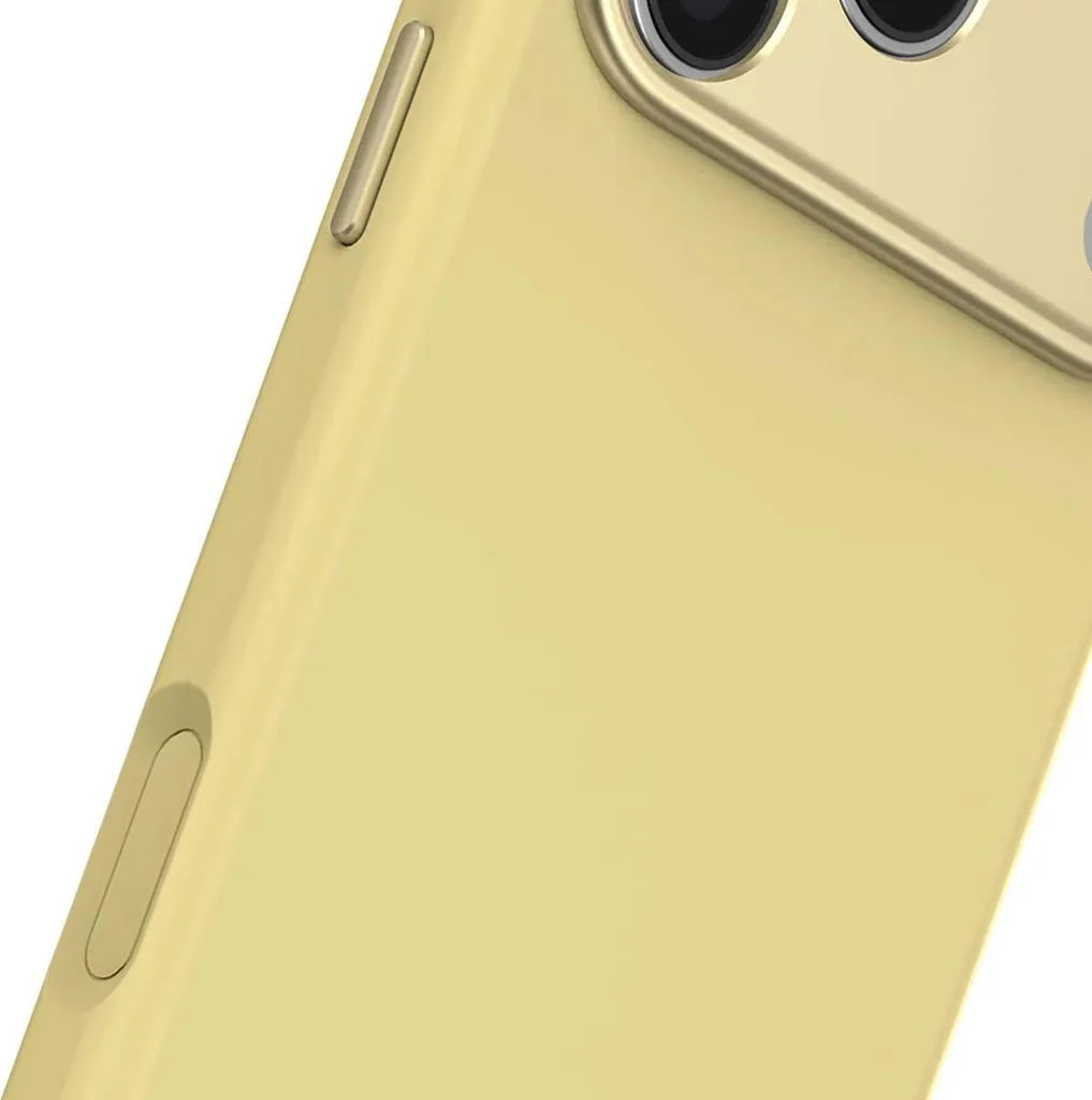 Decoded Coque Silicone iPhone 17 Pro Max Jaune Yuma Protection Premium