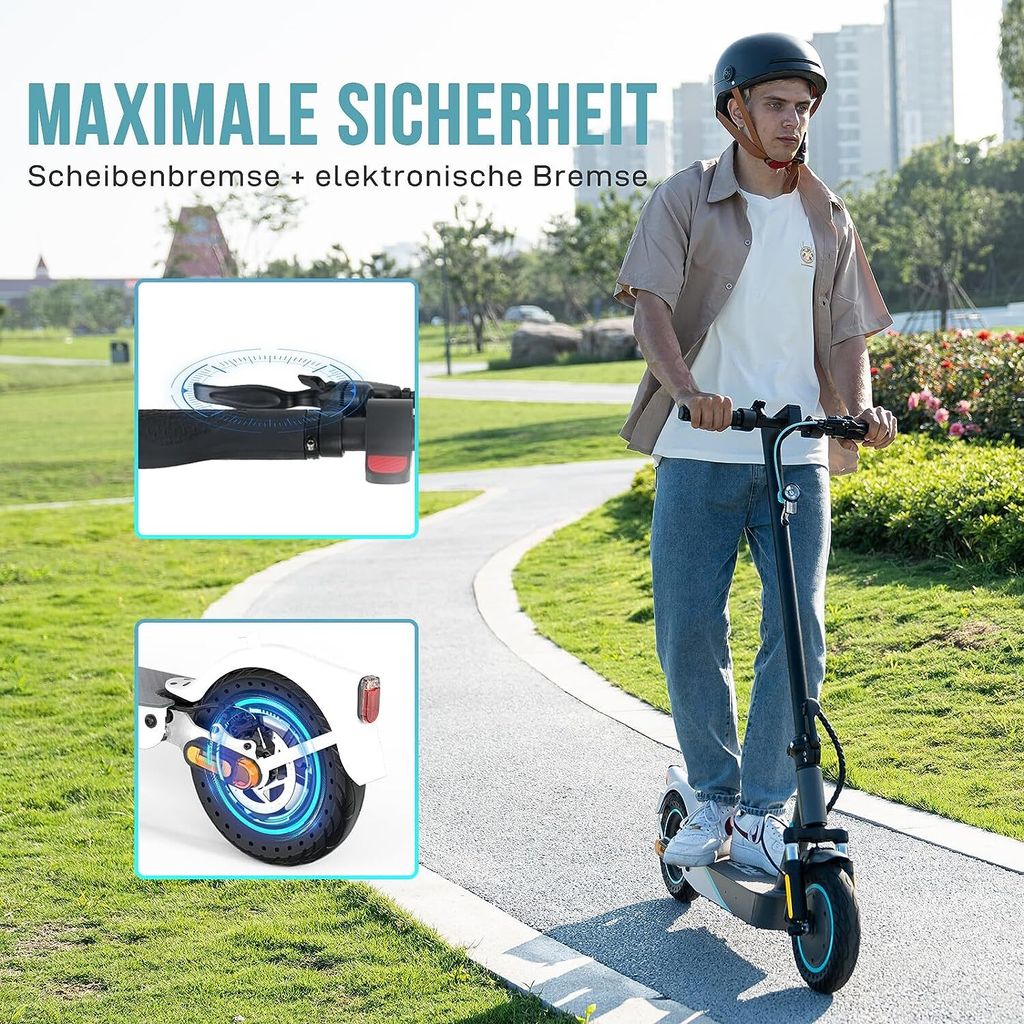 RCB TECH 10" Elektroroller,E-Scooter mit Straßenzulassung Produktbild 9