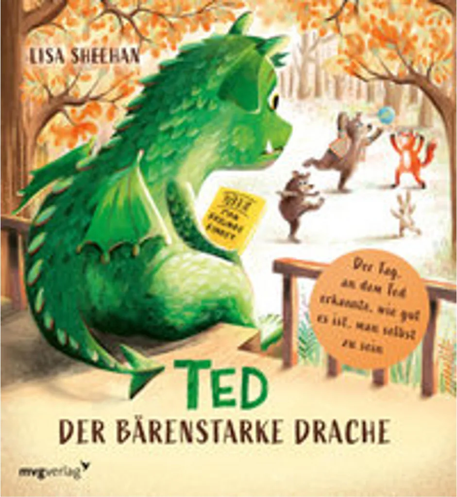 Ted le dragon en peluche 40cm pour jeux et câlins - Bärenstark