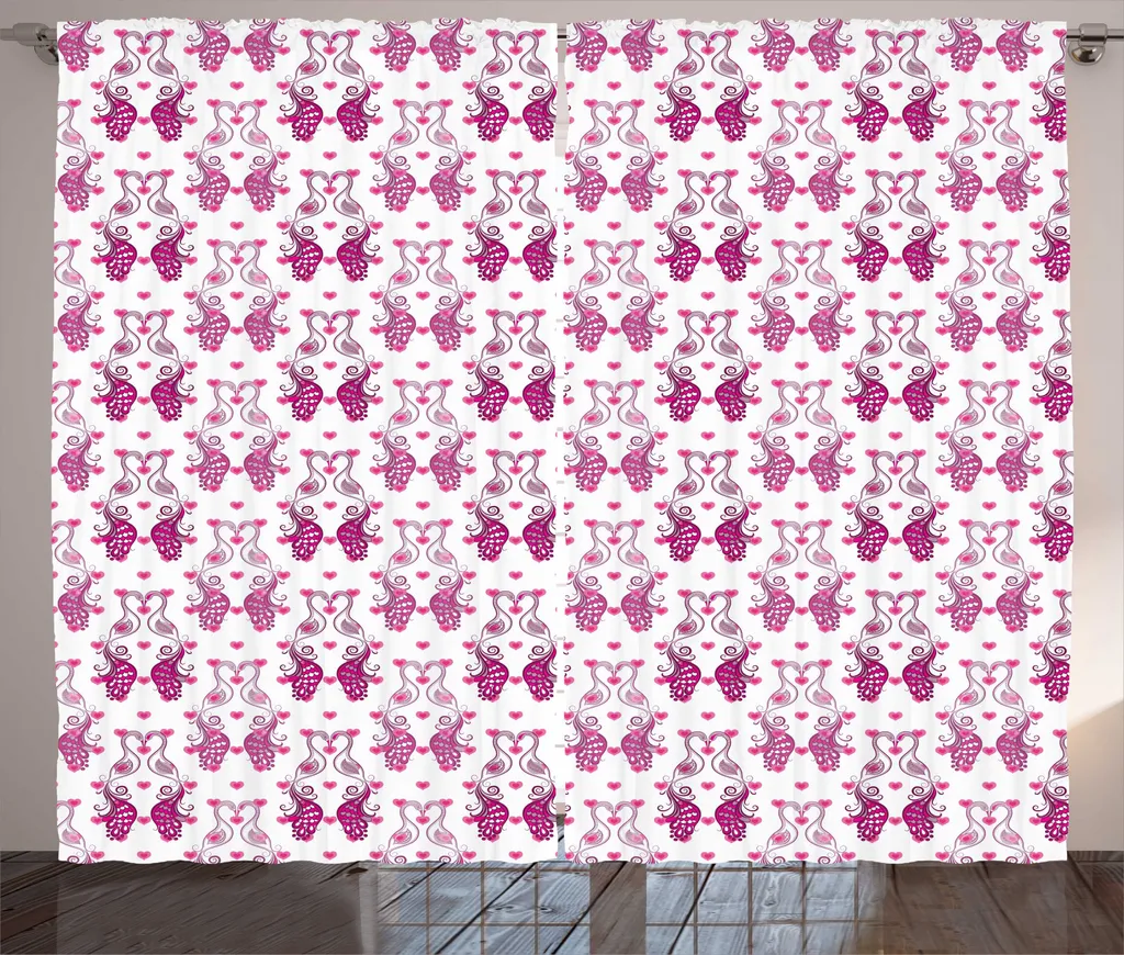 Grand Rideau Décoratif pour Salon Style Bohème 280 cm x 225 cm