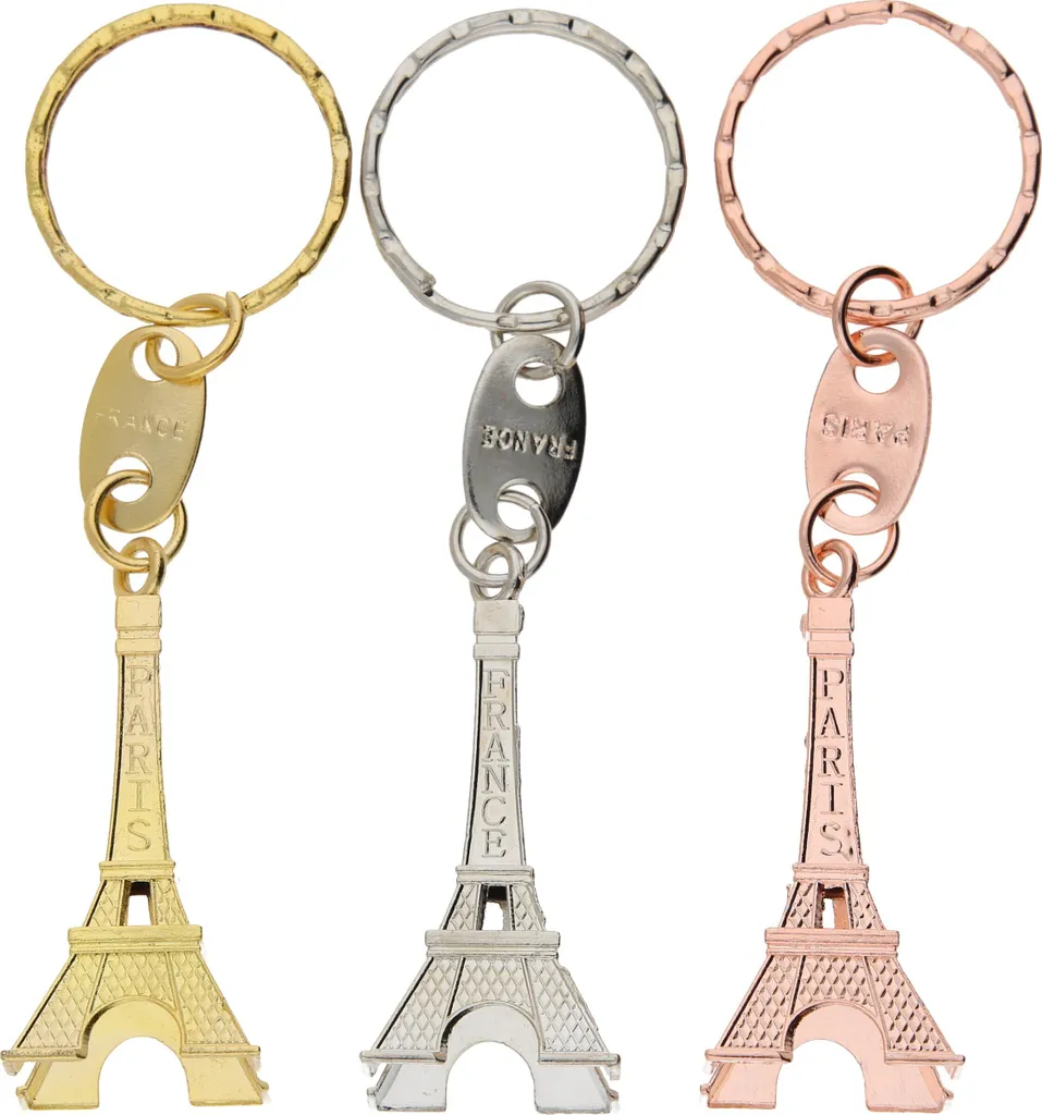 Set Souvenir Parigi 3 Portachiavi Torre Eiffel | Un Sogno Francese