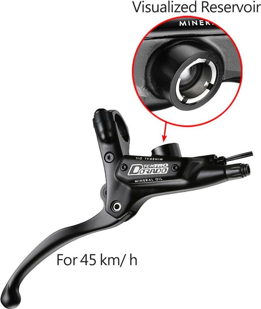Tektro Dorado HD-E710f Hydraulikbremsgriff links mit Sensurkabel ZW