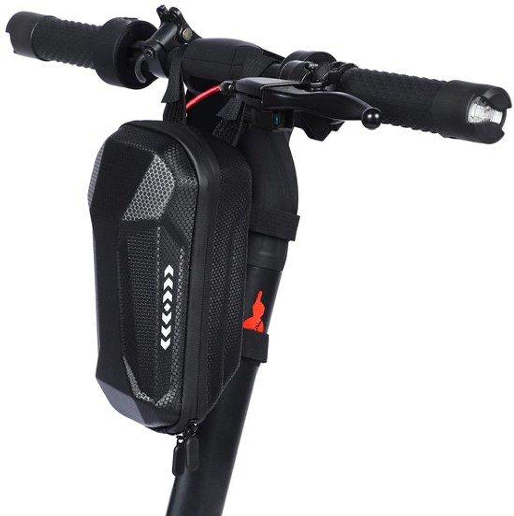 Elektroroller-Tas 2L Eva - Wasserfest mit Großem Öffner und Stoßfest - Tasche für Mobiltelefon Powerbank Schlüssel - E-Bike Accessoires