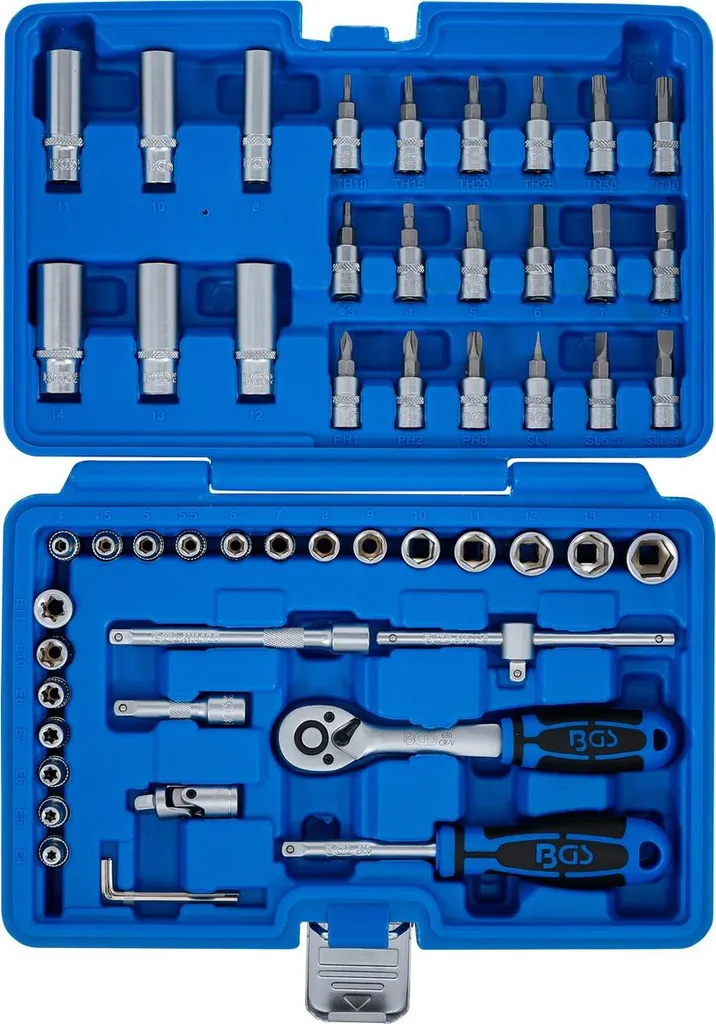 Kit douilles 1/4 anti-dérapant 52 pièces pour débloquer les vis difficiles - 11
