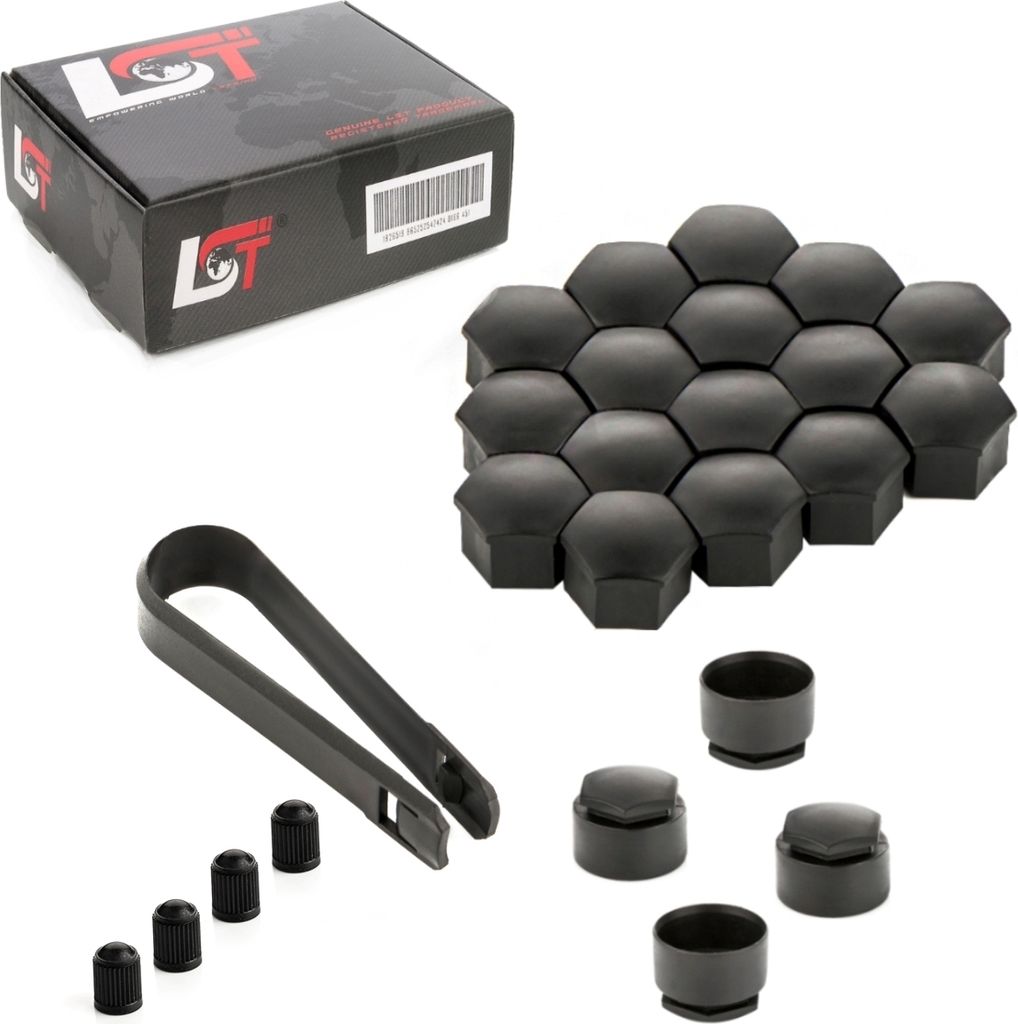 20x Radschraubenkappen diebstahlhemmend 17 mm für ALFA ROMEO FIAT LANCIA SUBARU
