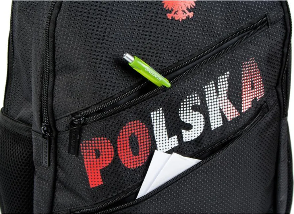 Sac à dos scolaire noir avec plusieurs compartiments Starpak 16 L