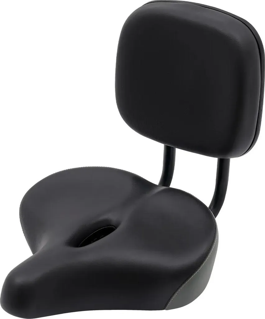 Selle de vélo anti mal de dos avec dossier pour tricycle et VAE