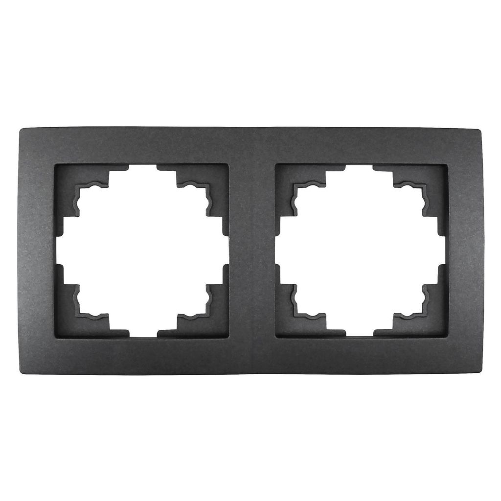 33x Cornice McPower "Flair", a 2 ingressi, antracite, opaca Immagine del prodotto 