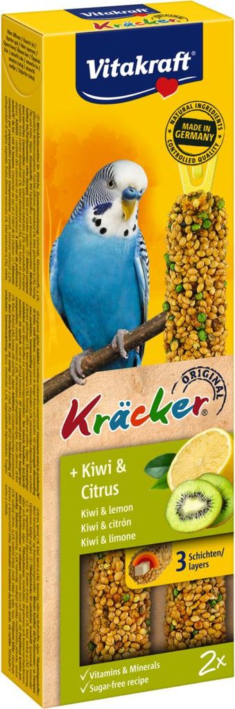 Vitakraft Kräcker® Kiwi & Citrus für Wellensittiche 2er Produktbild 
