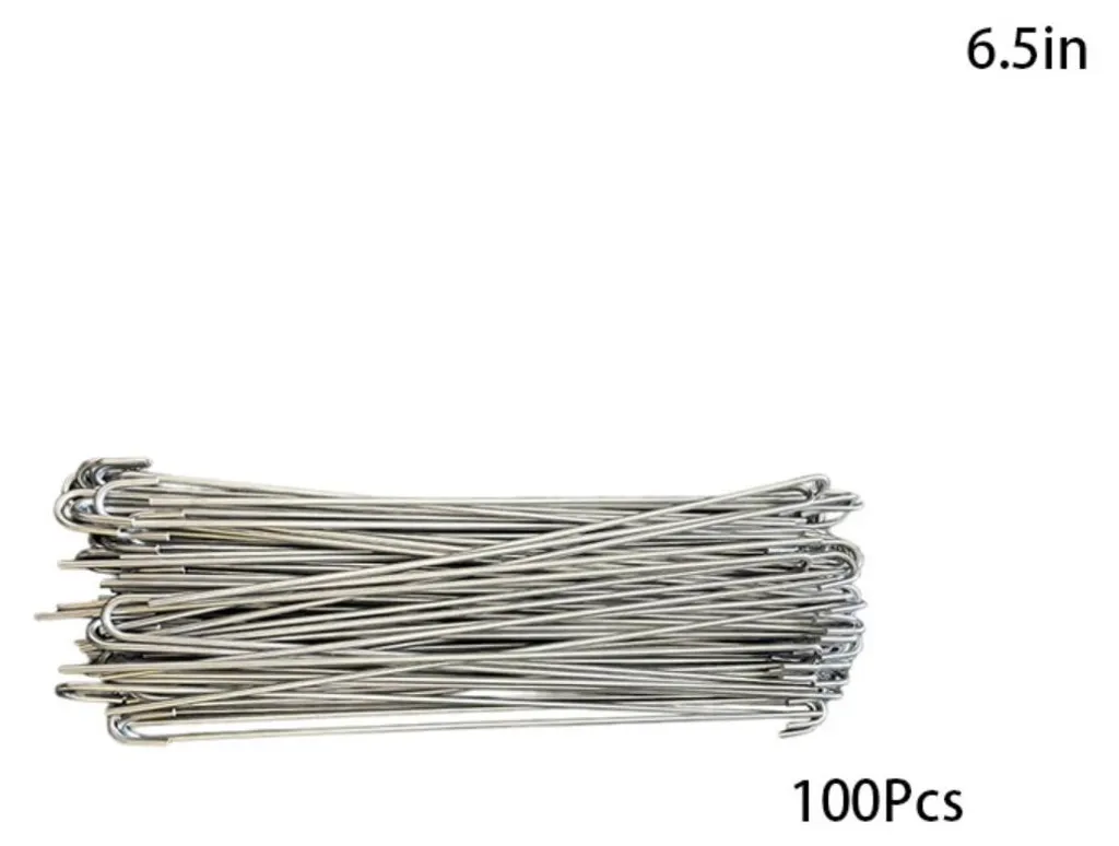 Attaches clôture acier inoxydable 10in - Solution anti-rouille Pack 100