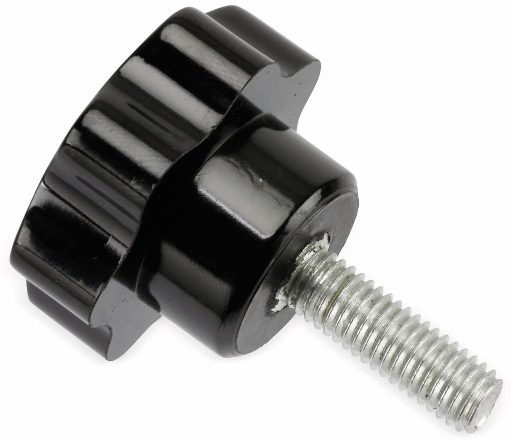 Sterngriffschraube, M8/25 mm, schwarz