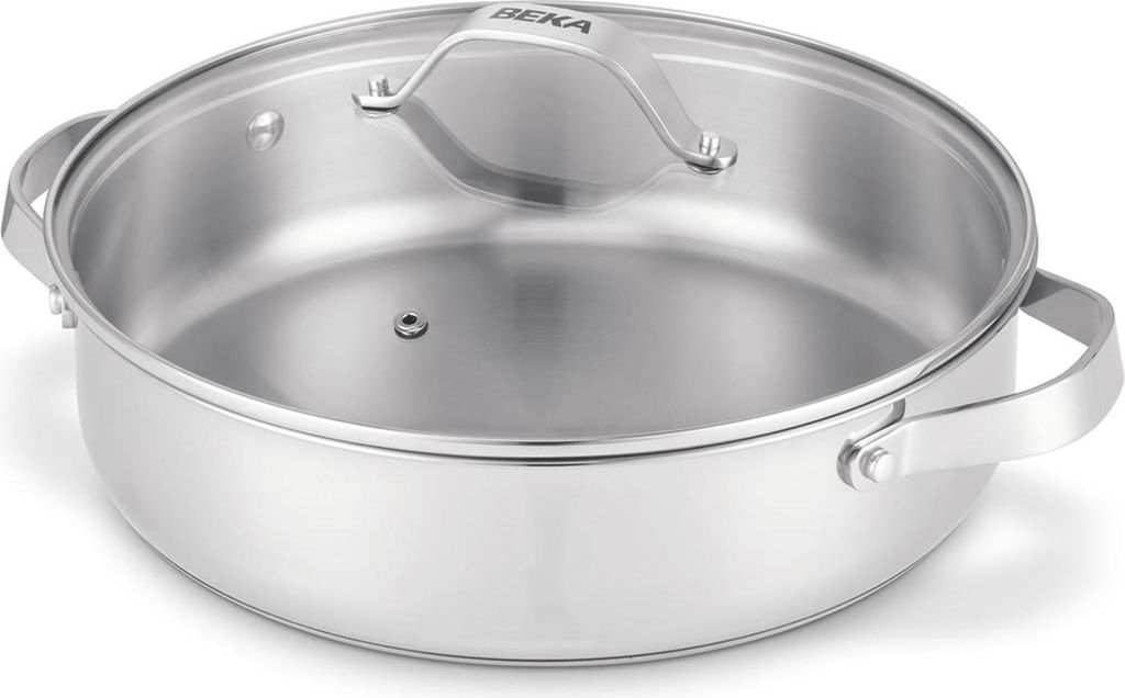 Sauteuse inox 28cm + couvercle - Beka - 101037 - cicla Image du produit 