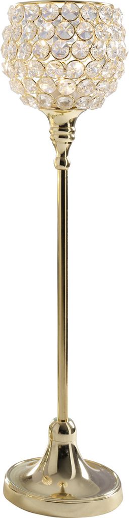 Kristall Kerzenständer Marie L in GOLD Teelichthalter Kerzenhalter Kerzenleuchter Tischdeko Gastgeschenke