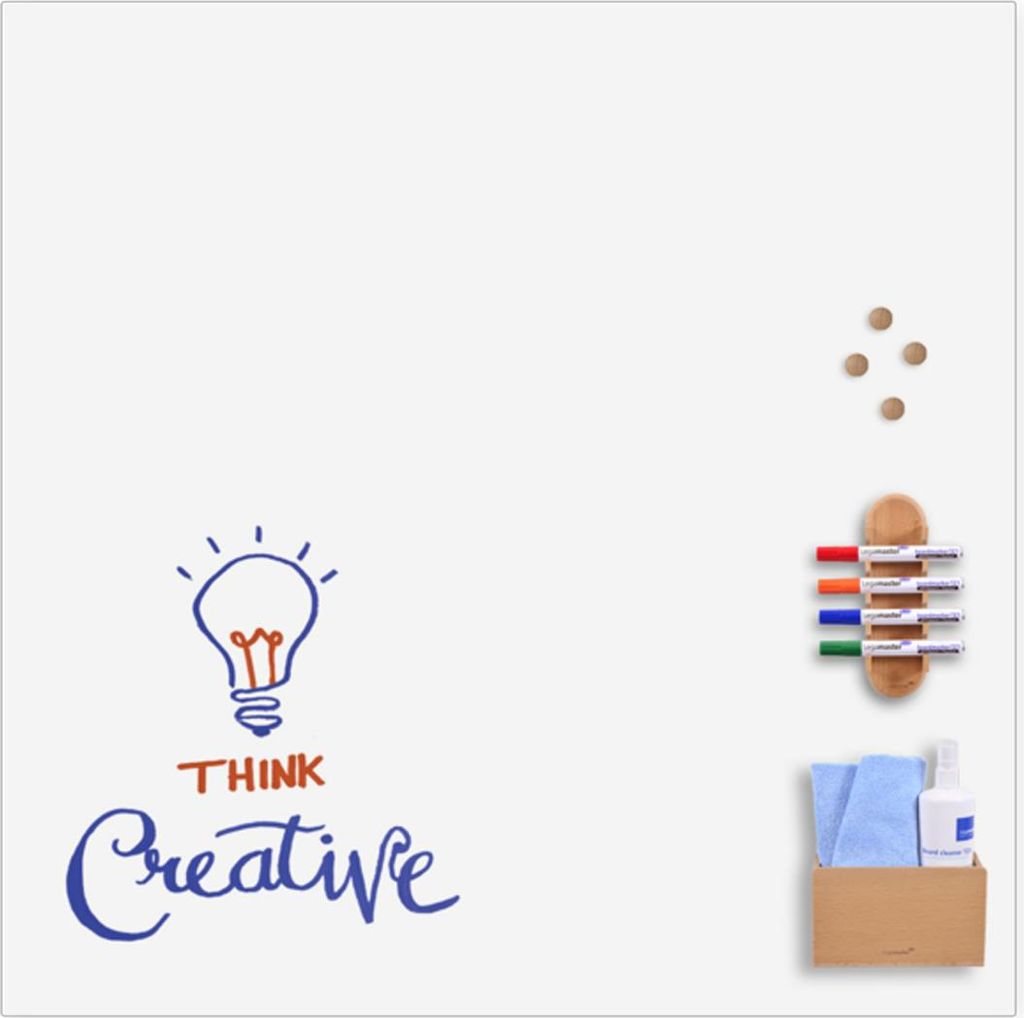 Legamaster 7-106375 Whiteboard BOARD-UP 75 x 75 cm