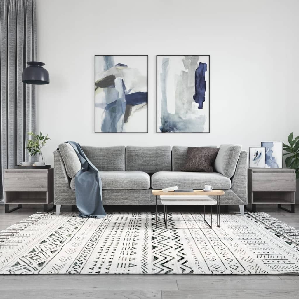 Maison Exclusive - Couchtische 2 Stk. Grau Sonoma 50x46x50 cm Holzwerkstoff