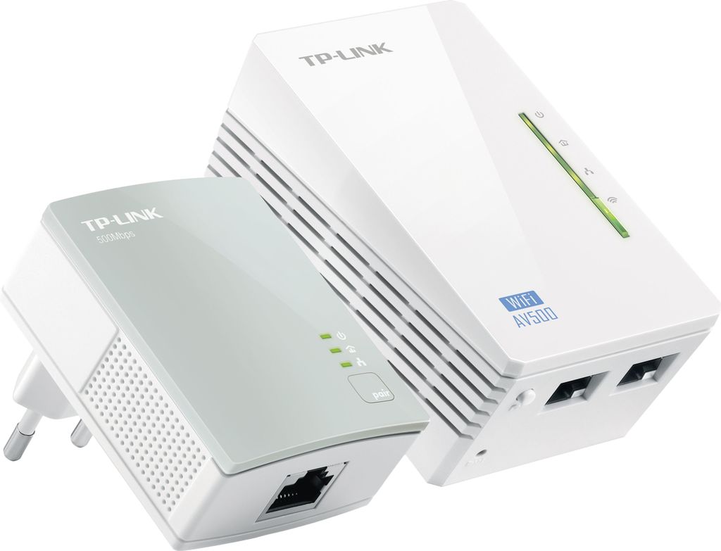 TP-Link TL-WPA4220 KIT AV600 Powerline WLAN 2 KIT (2x LAN) Immagine del prodotto 