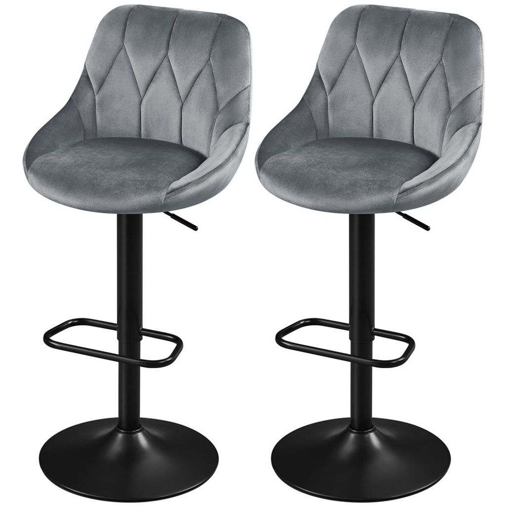 Yaheetech 2er Set Barhocker Barstuhl mit Rückenlehne & Produktbild 