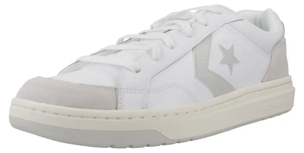 Converse Pro Blaze Classic Blanche en Cuir - Basket Confortable et Robuste