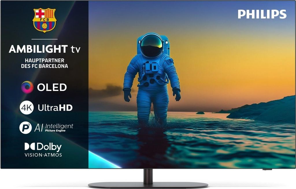 Philips 65OLED810 Ambilight 4K OLED Smart TV - 65 Zoll Display mit P5 AI Perfect Picture
