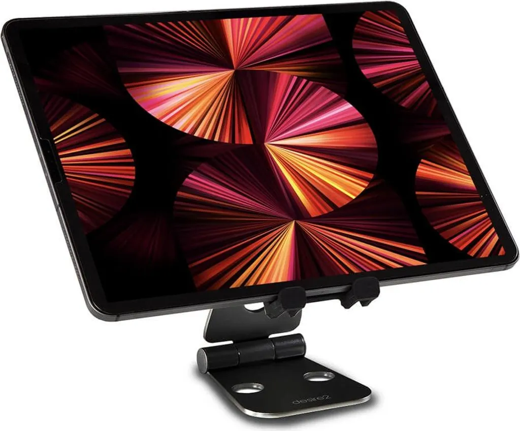 Support Noir Articulé DESIRE2 : Ergonomie Totale pour Tablettes PC