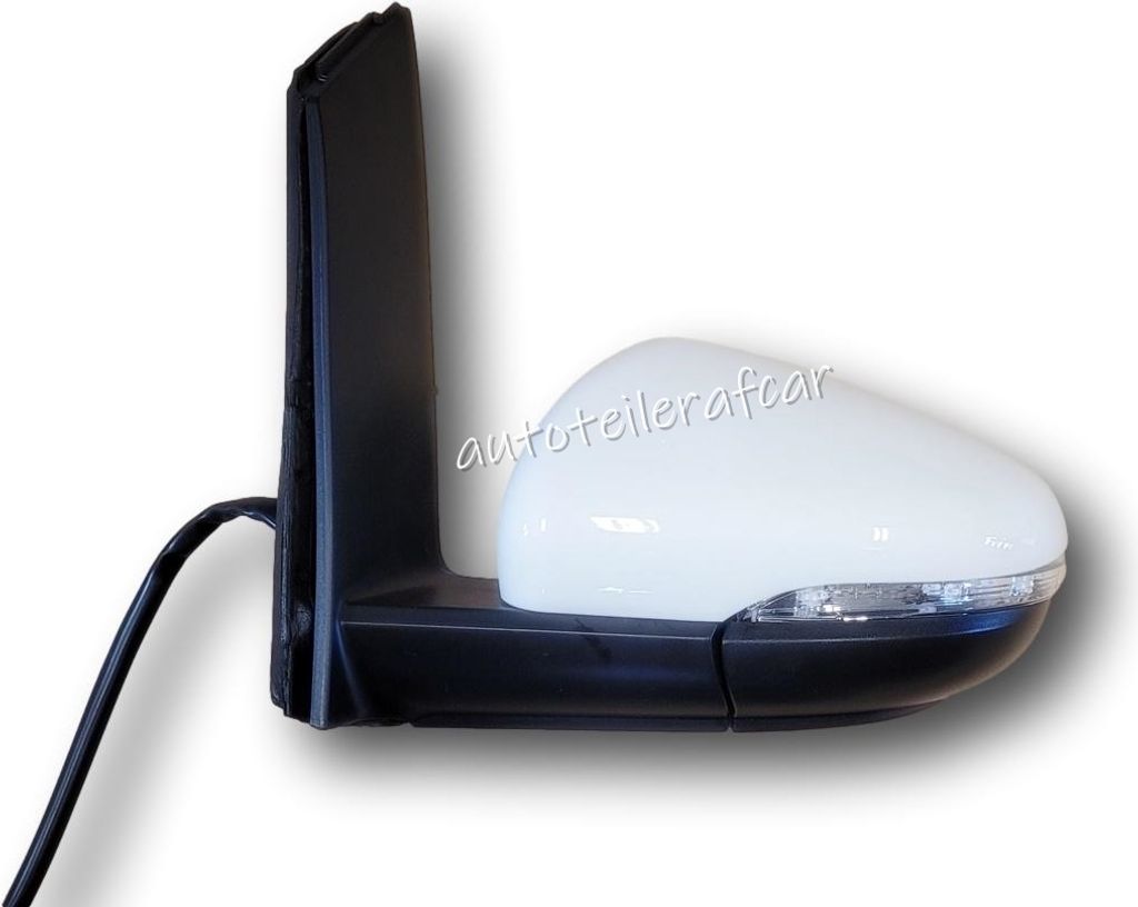 Außenspiegel Spiegel links elektrisch für Für VW TOURAN 1T3 2010 - 2015 weiss LC9A