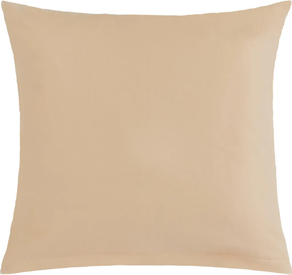 Taie d'oreiller 40x40 cm café en coton pour décoration de chambre