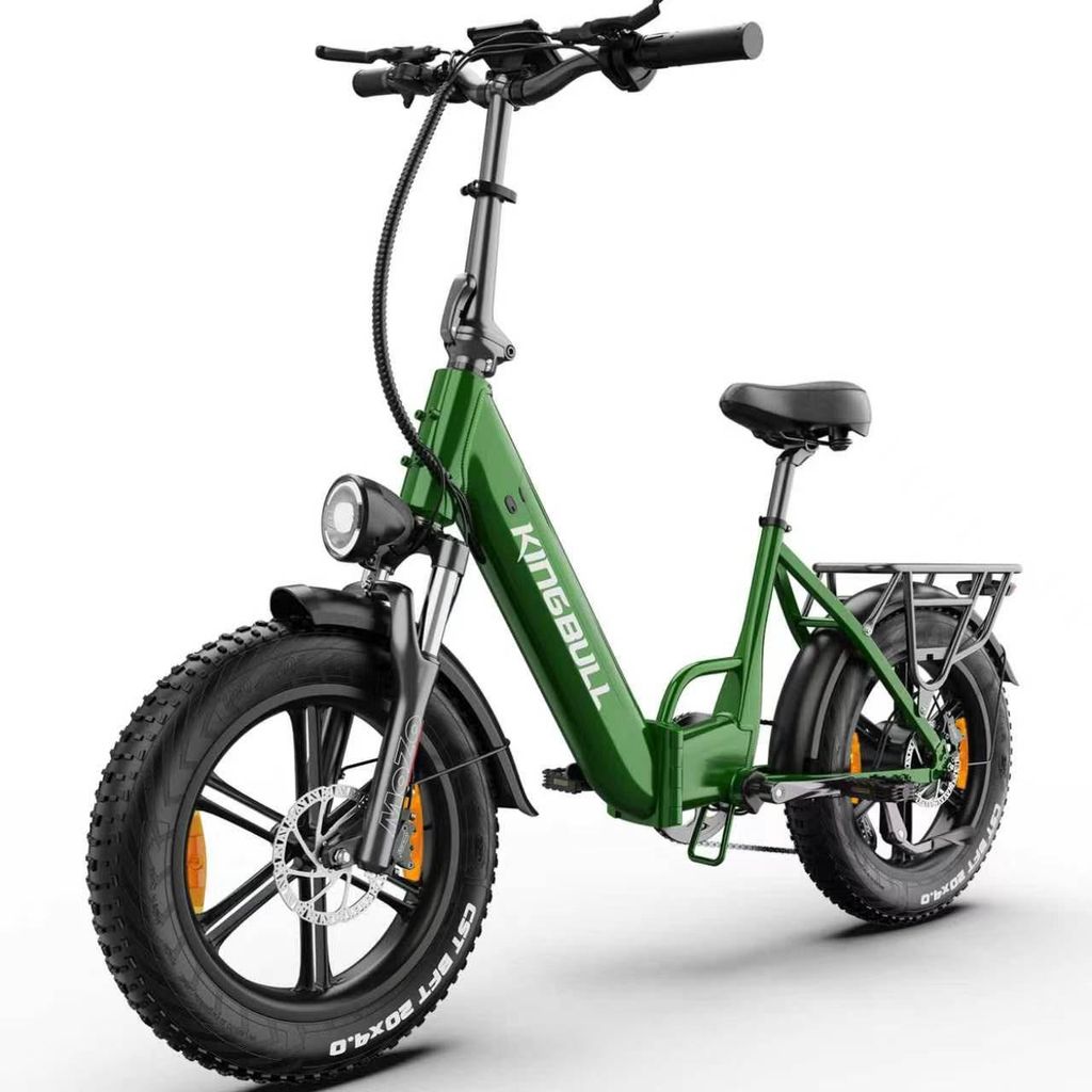 E-Bike Cityrad KLR herren Elektrofahrrad 648WH cityrad 20×4.0 damen 13.5AH max.100km Kettenschaltung, Heckmotor, 648 Wh, Beleuchtungsset