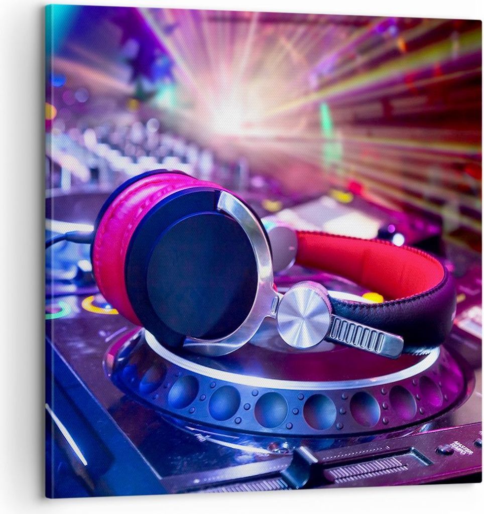 Bild auf Leinwand - Leinwandbild - Disco Nachtclub Audio Produktbild 