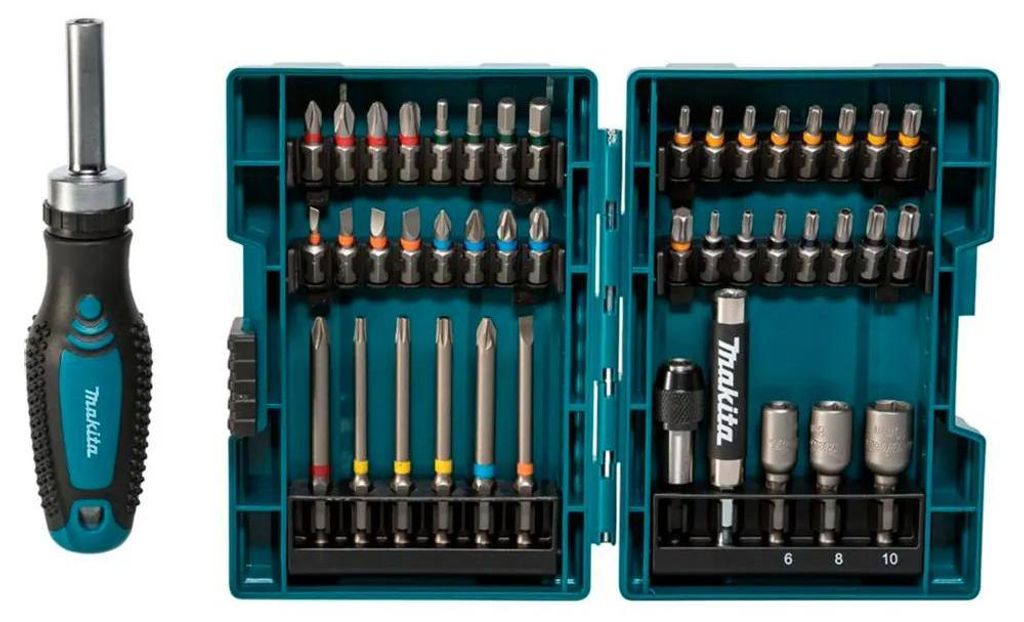 Makita Jeu d'embouts à cliquet 44 pièces en coffret ( Image du produit 