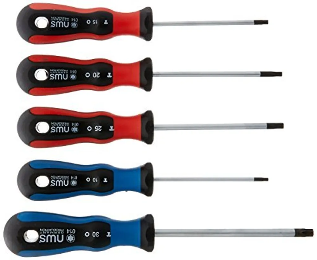 Évitez les vis abîmées avec le jeu de tournevis TORX NWS 087S-5 de précision