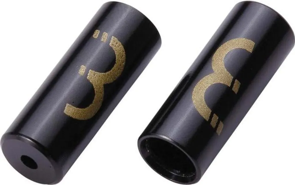 Embout de câble BBB S-AL 4 mm noir aluminium durable pour frein de vélo