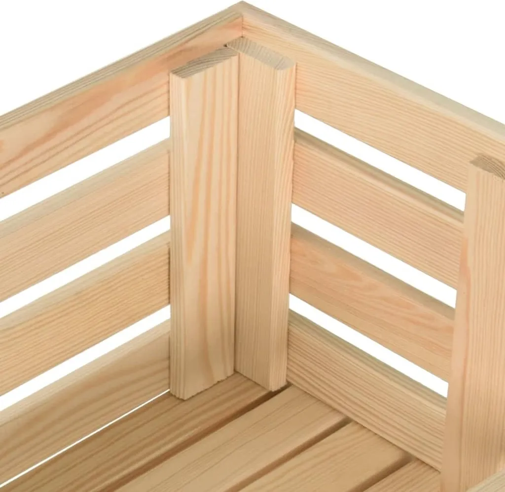 Carrello Portafrutta e Verdura Legno Pino 77x30x80 cm Salvaspazio - 9