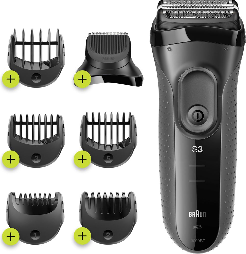 Braun Series 3 3000BT shave & style nat en droog Image du produit 
