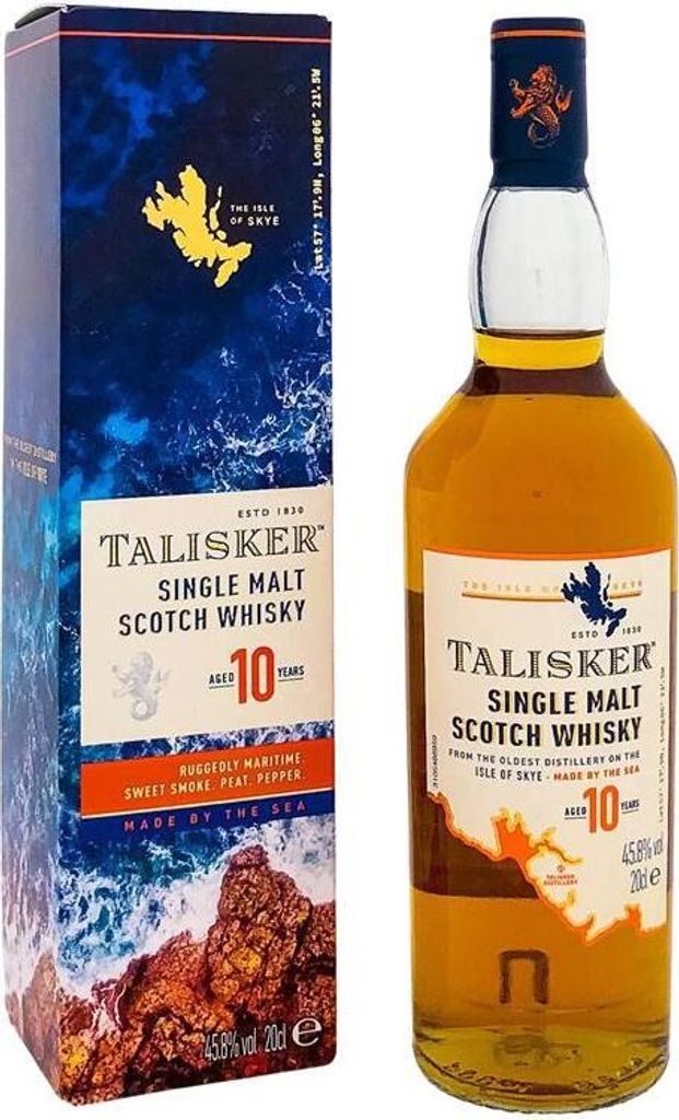 Talisker 10 Years + Box 200ml 45,8 % Vol. Produktbild 