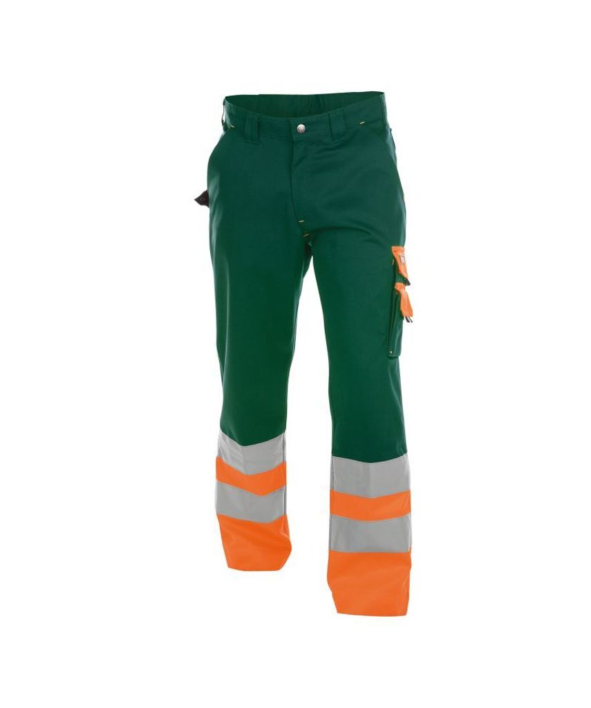 DASSY Omaha Warnschutzhose FLASCHENGRÜN/NEONORANGE Gr.66 Länge: STANDARD