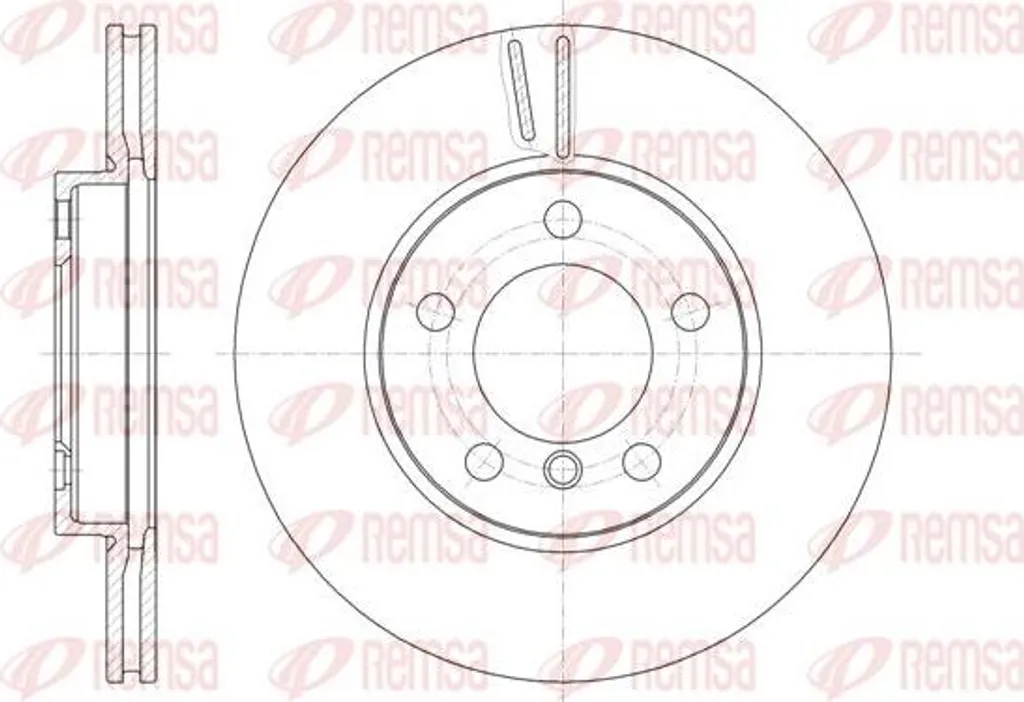 Disque de frein REMSA 61439.10 OE 34119804828 pour Countryman et Paceman