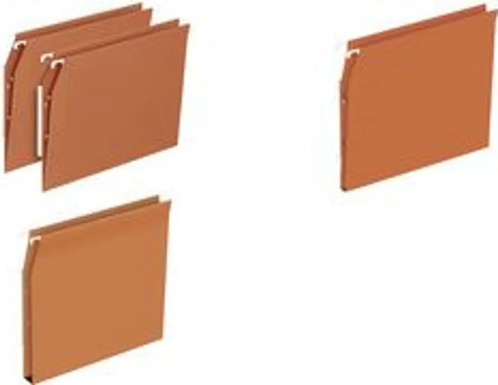 Dossiers Suspendus Fond Large 30mm ELBA DEFI FLEX Orange pour Armoires
