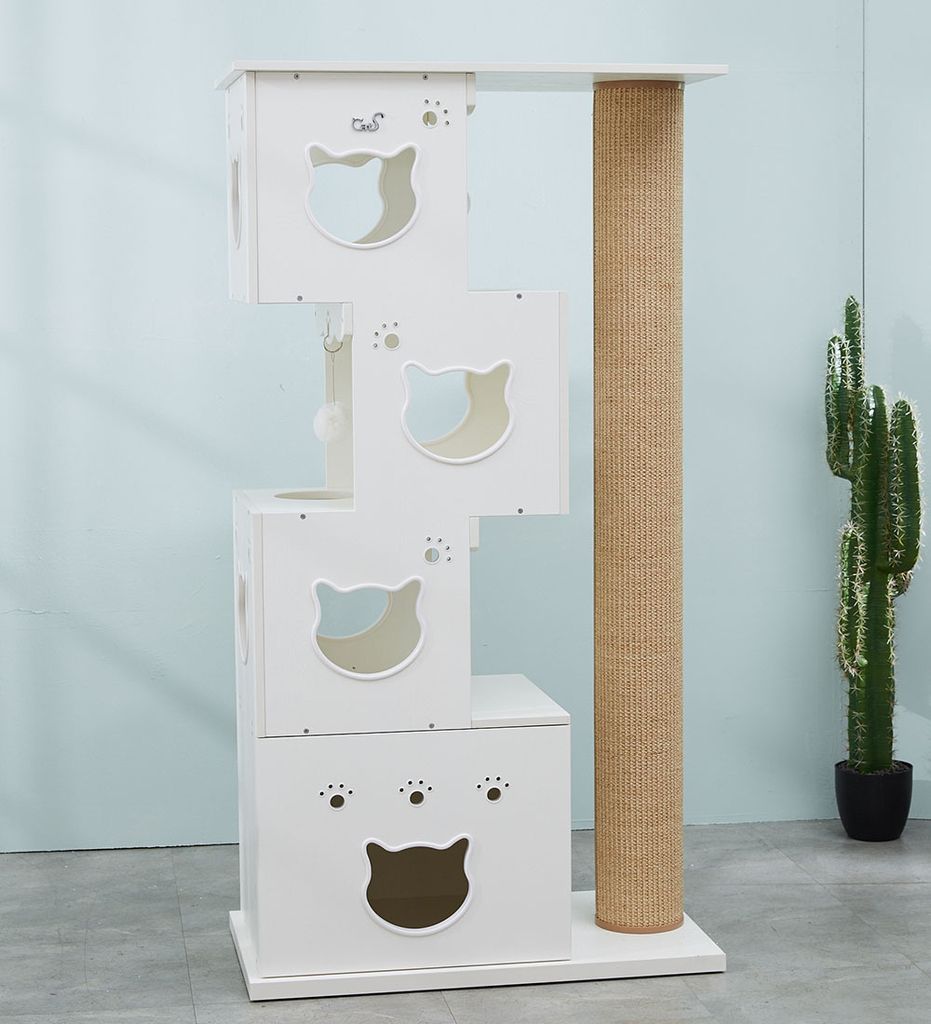 CatS Design Kratzbaum Multi Katzenbaum xxl große Katzen stabil D5b