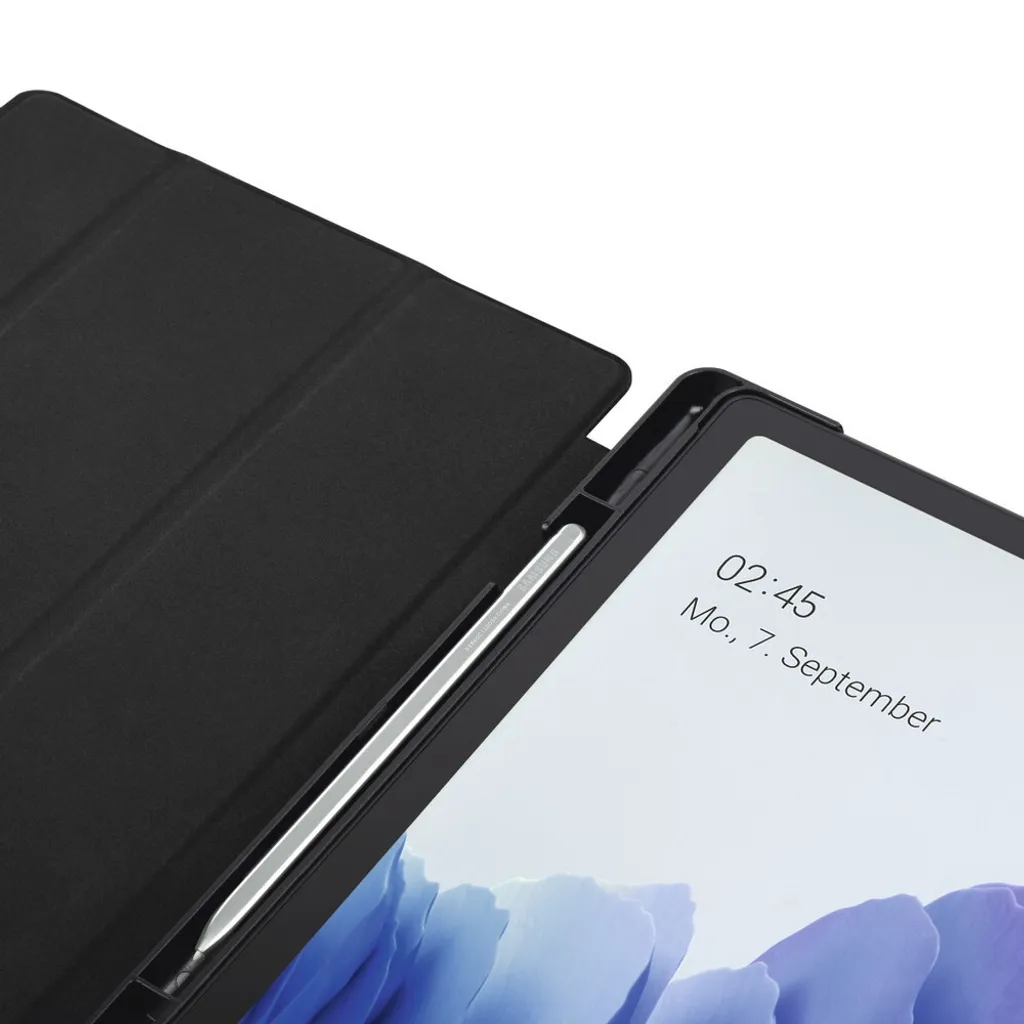 Cover Hama per Galaxy Tab S7 FE 12.4" - Sottile, Nera, Perfetta - 13