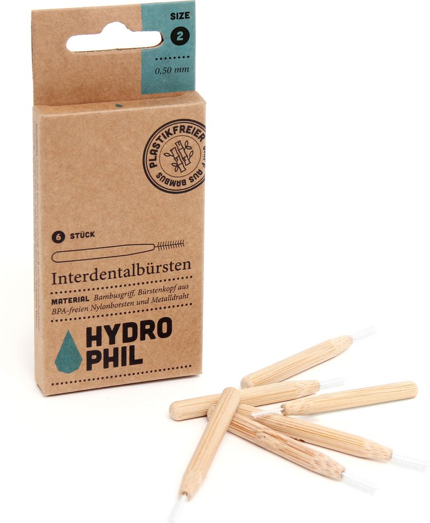 HYDROPHIL medzizubné kefky 6 ks 0,50 mm Obrázok produktu 