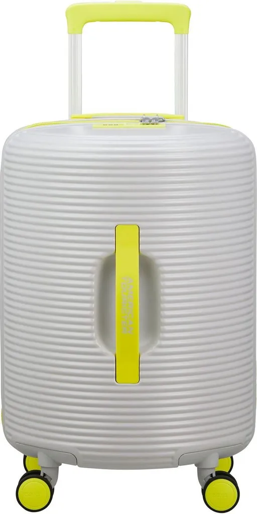 American Tourister Rollio Spinner 52/18 Valise Cabine Light Grey Lime