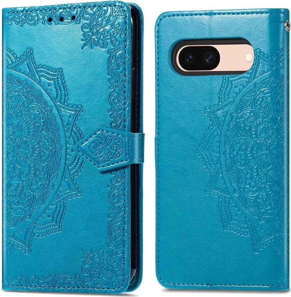imoshion Mandala Klapphülle Google Pixel 8a - Türkis Produktbild 