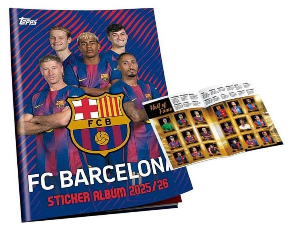 Album completo di adesivi Topps FC Barcelona 2025/2026 – Immagine del prodotto 