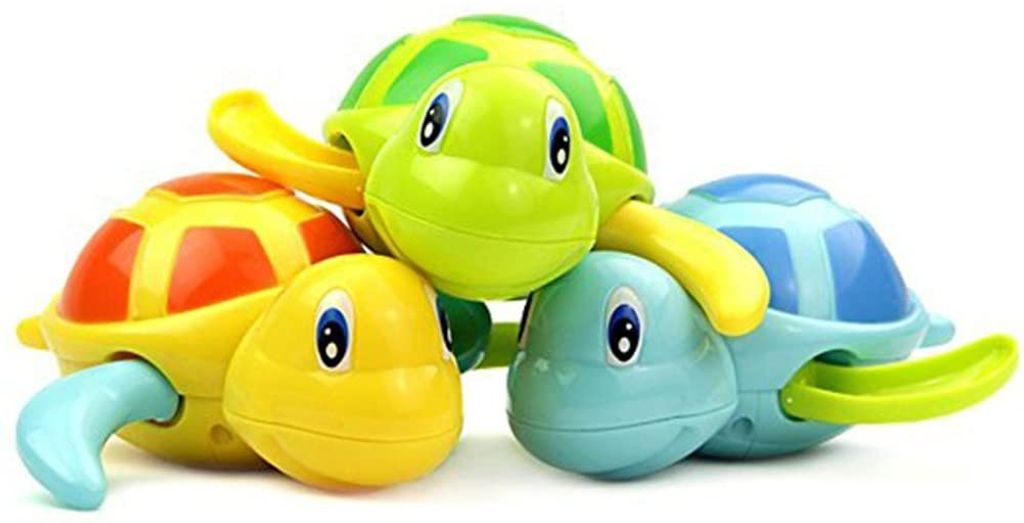 3x Kinder Badespielzeug Baby Wasserspielzeug Aufziehspielzeug Meeresschildkröte 